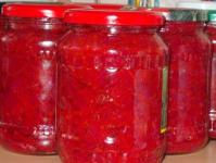 Borscht dressing without beets for the winter Recipe for dressing for borscht without beets