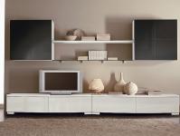 TV stand in a modern style - types of styles, photos