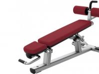 The effectiveness of crunches on an incline bench