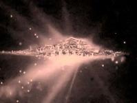 W centrum Galaktyki: Niebiańskie Miasto unoszące się w przestrzeni Boskie Miasto we Wszechświecie